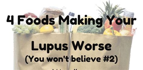 4 Foods Making Your Lupus Worse (You won’t believe #2) | Lupus, Lupus diet, Lupus facts