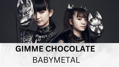 Gimme Chocolate!! - Babymetal (ENGLISH Lyrics) - YouTube