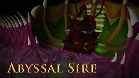 Old School RuneScape - Abyssal Sire Boss - YouTube