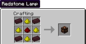 Change the Redstone Lamp Recipe - Suggestions - Minecraft: Java Edition - Minecraft Forum ...