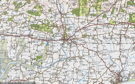 Historic Ordnance Survey Map of Chichester, 1919