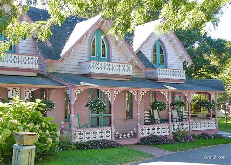 "GingerBread Houses, Oak Bluffs, " by AnnDixon | Redbubble