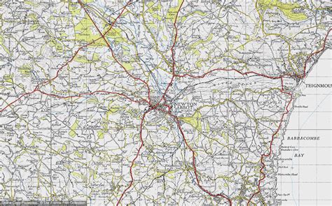 Historic Ordnance Survey Map of Newton Abbot, 1946