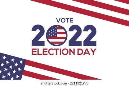 Vote 2022 Election Day Usa Us Stock Vector (Royalty Free) 2211321973 ...