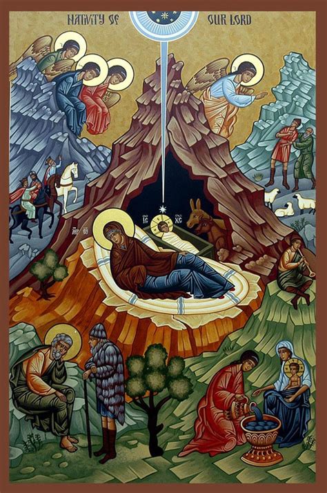 Reading of Icons – Icon of the Nativity of Jesus Christ – Seeking Theosis