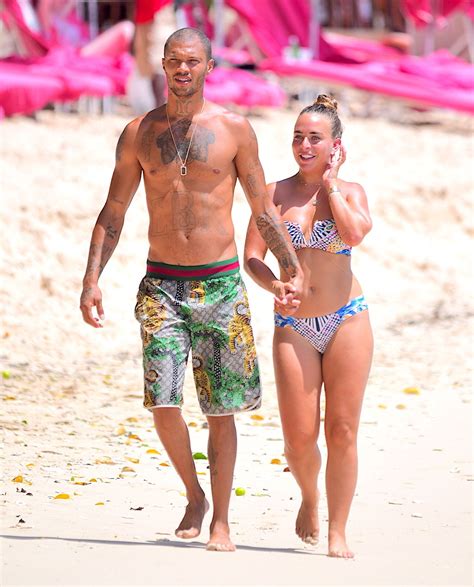 Jeremy Meeks and Chloe Green Have PDA-Filled Day in Caribbean