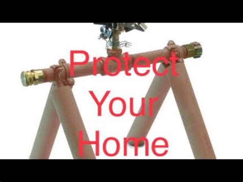 Protect Your House From Wild Fires--Roof Sprinkler - YouTube