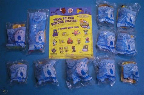 Burger King 2004 Spongebob Squarepants Movie - Almost-complete lot of 11 MIP | #1761843073