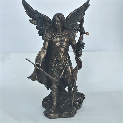 Gabriel Bronze Statue 14" – Shop Cabrini