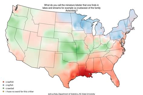 Crayfish or crawdad? Mapping US dialect variations with R (Revolutions)