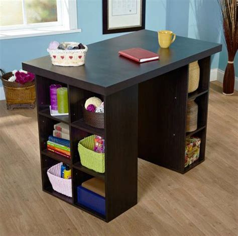 16 Crafting Table with Storage to Indulge in Creativity | Home Design Lover