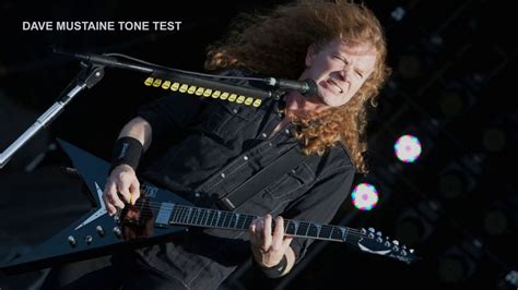 Megadeth - Angry Again - Dave Mustaine tone test on a telecaster - YouTube