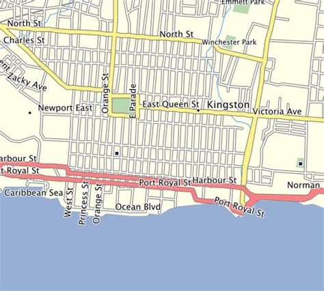 a map showing the location of east queens