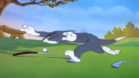 Tom and Jerry - Golf Club Choice on Make a GIF