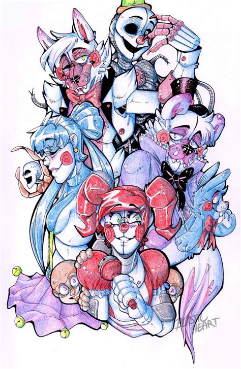 Sister Location by BlasticHeart on DeviantArt … | Anime fnaf, Fnaf drawings, Fnaf