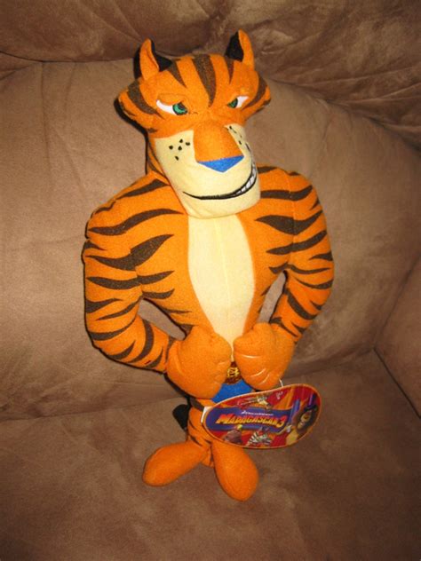 Madagascar 3 VITALY TIGER Brand New 2012 Licensed Plush 14" Dreamworks ...