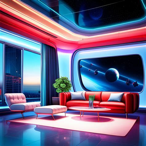 Creating a Unique Space with Retro-Futuristic Interior Design | DIY Home Comfort