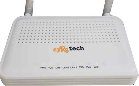 ONU Router, GPON ONT Single Band VoIP Fiber Router, Syrotech