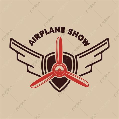 Airplane Flight Aviation Vector PNG Images, Airplane Show Plane Aviation Logo, Design, Airshow ...