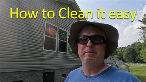 How to clean vinyl siding without a pressure washer - YouTube