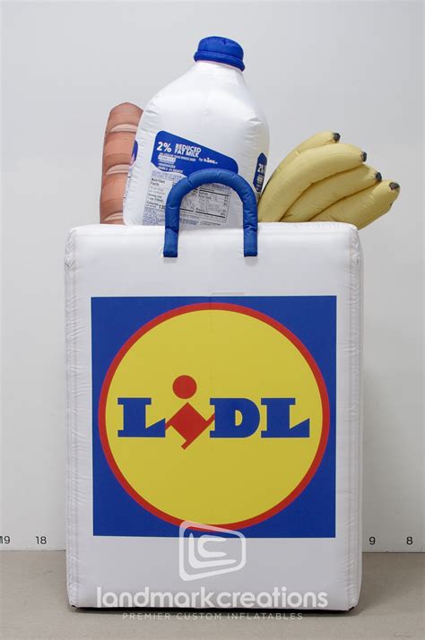 LIDL Grocery Shopping Bag Features Staple Products to Attract Guests at ...