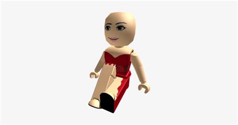 Bald Red Dress Girl - Roblox Bald PNG Image | Transparent PNG Free Download on SeekPNG