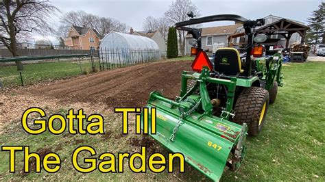 Tilling the Garden - YouTube