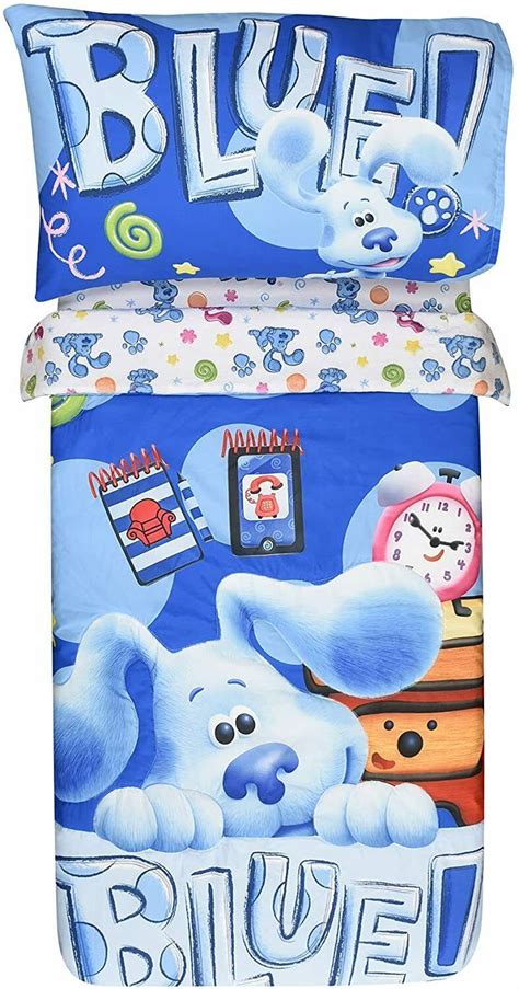 Blue's Clues Toddler Bedding Set 3 Piece Set for Kids With Reversible ...