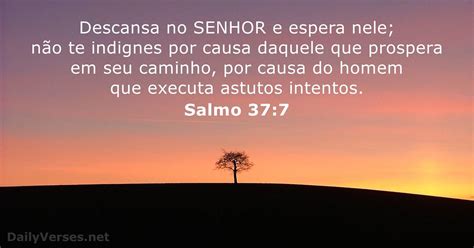 Salmo 37:7 - Versículo da Bíblia - DailyVerses.net