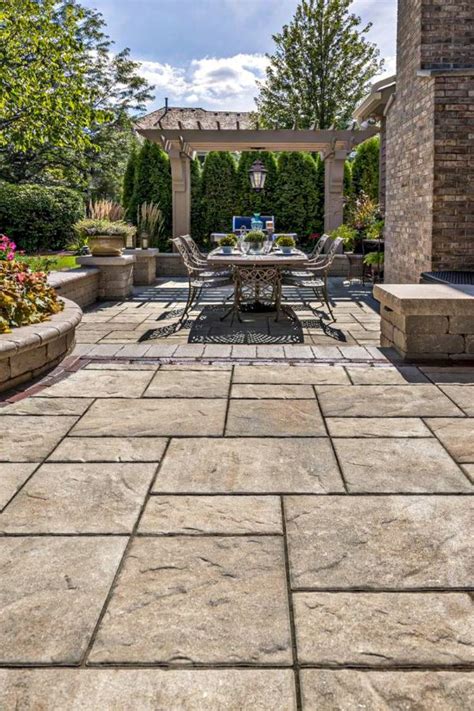 Top Natural Paving Stones Ideas for Patio Designs - Elisabeth's Designs