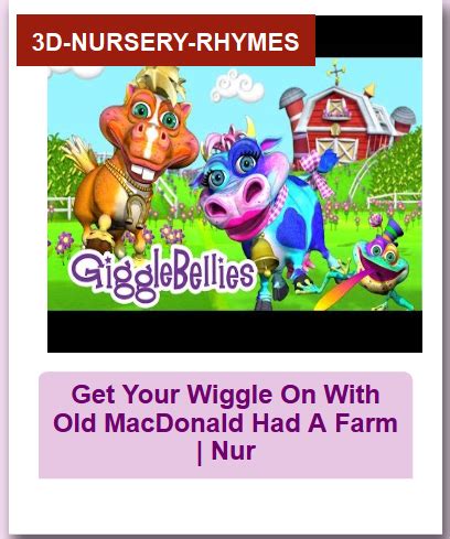 Get Your Wiggle On With Old MacDonald Had A Farm | Nursery Rhyme The ...