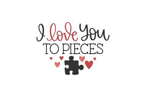 I Love You to Pieces Graphic by CraftBundles · Creative Fabrica