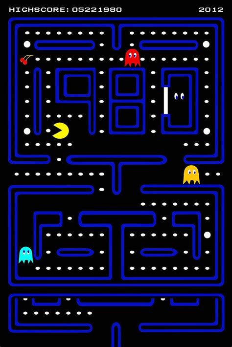 Pac Man Pacman Old Classic Retro Game Poster | Retrò, Pac man, Poster