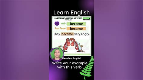 Past Tense of BECOME with example sentences Learn English Grammar - YouTube