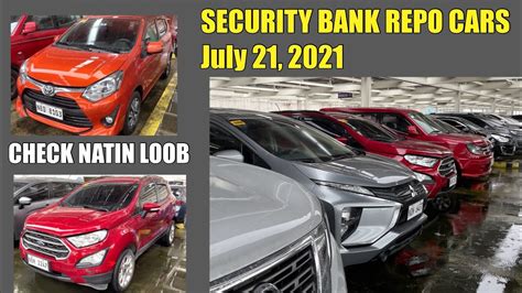 Buy and sell: Security Bank repossessed cars for sale (7th floor) - YouTube