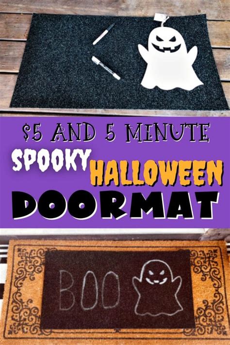 Halloween Doormat DIY - Pretty DIY Home