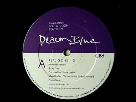 Deacon Blue - Real Gone Kid (Extended Version) - YouTube