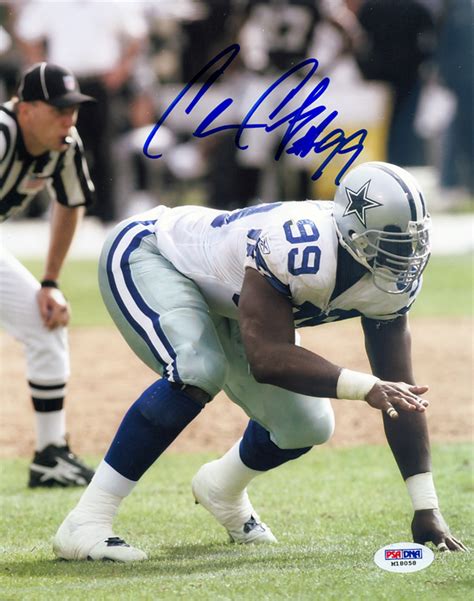 Chris Canty Autographed Dallas Cowboys 8x10 Photo