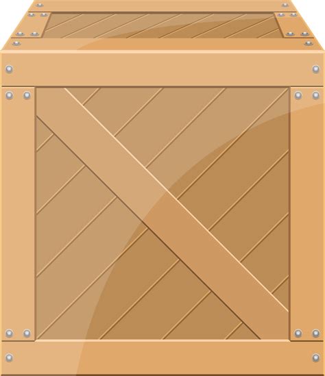 Wooden Package PNGs for Free Download