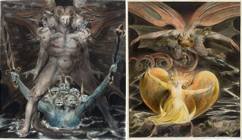 The Great Red Dragon Paintings - When William Blake Was Illustrating the Bible | Widewalls