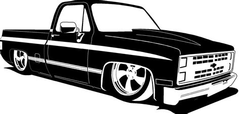 Free 133 Square Body Chevy Truck Svg SVG PNG EPS DXF File