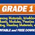GRADE 1 Free Learning Materials and More! - DepEd Click