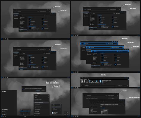 Maxtri Dark Blue Theme Windows10 November 2019 Update 1909 ...