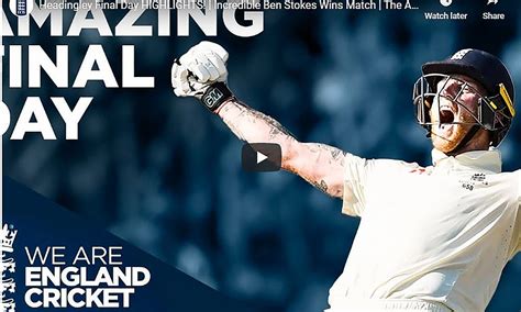 Headingley Final Day HIGHLIGHTS! | Incredible Ben Stokes Wins Match | The Ashes Day 4 2019