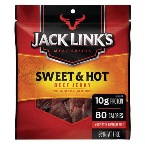 Jack Links Beef Jerky, Sweet & Hot, 2.85oz - Walmart.com - Walmart.com