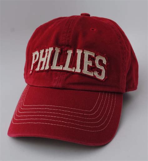 PHILADELPHIA PHILLIES One Size Fits All Baseball Cap with Stylish Frayed Script | Phillies ...