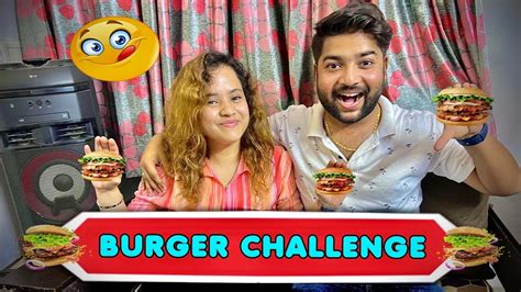 BURGER CHALLENGE 🍔 - YouTube