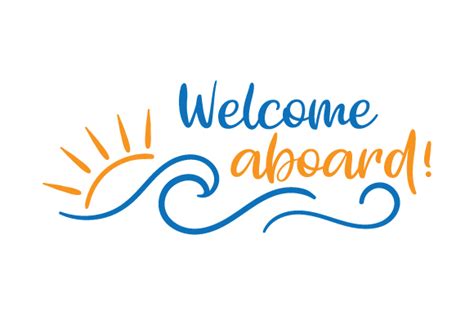 Welcome Aboard! SVG Cut file by Creative Fabrica Crafts · Creative Fabrica