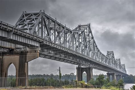 Huey P. Long Baton Rouge Bridge (Old Mississippi River Bridge, Airline ...