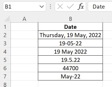 Short Date Format in Excel - 3 Different Methods